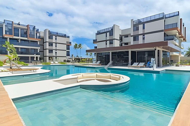 Cais Rooftop Pé na Areia | 2 Quartos by Manta