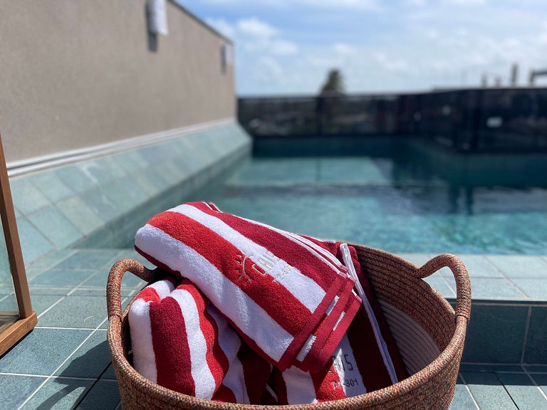 Cais - Exclusivo Rooftop | 2 qtos by Manta