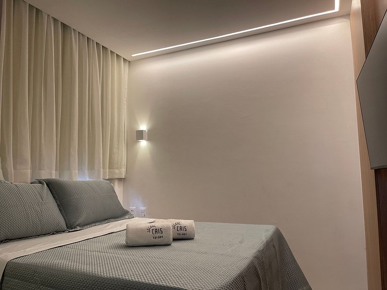 Cais - Exclusivo Rooftop | 2 qtos by Manta