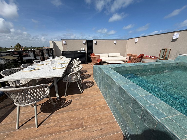 Cais - Exclusivo Rooftop | 2 qtos by Manta