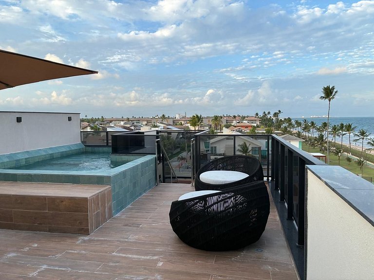 Cais Rooftop Pé na Areia | 2 Quartos by Manta