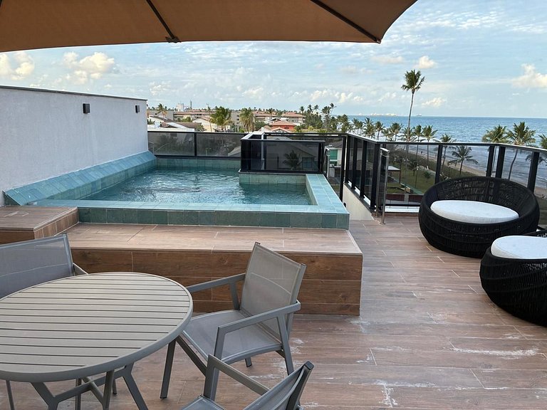 Cais Rooftop Pé na Areia | 2 Quartos by Manta